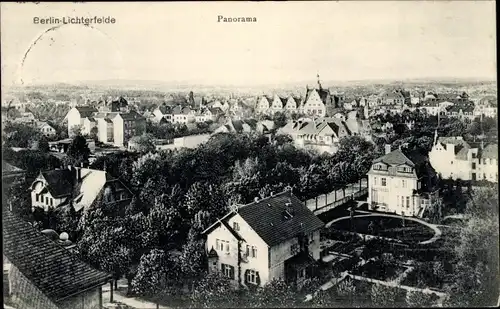 Ak Berlin Steglitz Lichterfelde, Panorama