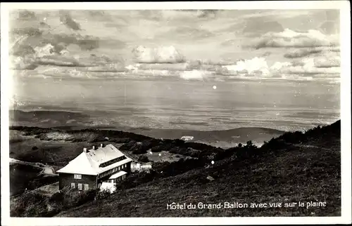 Ak Haut Rhin, Hôtel du Grand Ballon avec vue sur la plaine