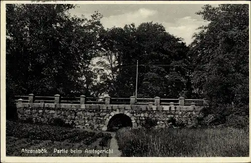 Ak Ahrensbök in Ostholstein, Partie beim Amtsgericht