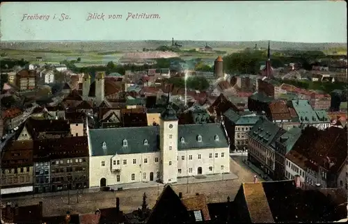 Ak Freiberg in Sachsen, Blick vom Petriturm
