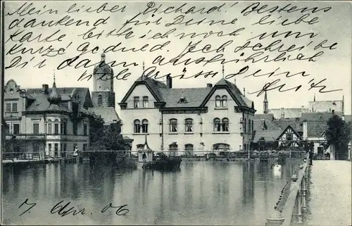 Ak Neustadt an der Orla, Gamsenteich