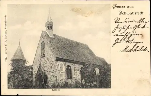 Ak Schwabstedt an der Treene Nordfriesland, Kirche