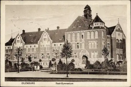 Ak Eilenburg an der Mulde, Real-Gymnasium