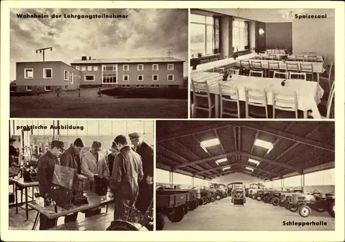 Ak Hildesheim, Lerchenkamp, Deula, Deutsche Landmaschinenschule, Praktische Ausbildung