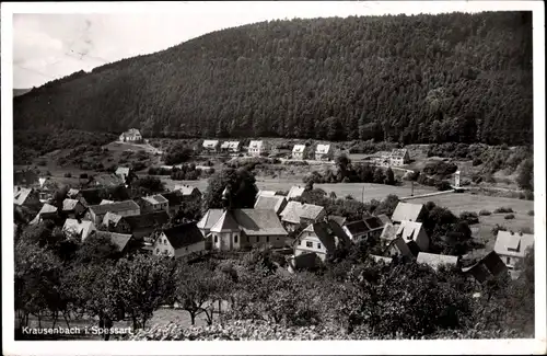 Ak Krausenbach Dammbach im Spessart, Gesamtansicht