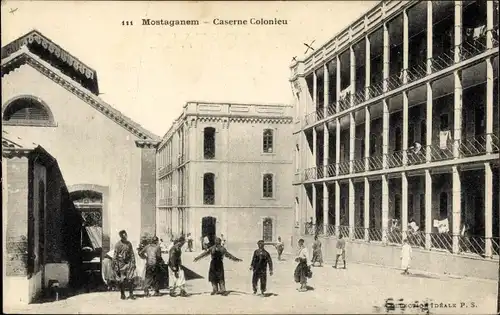 Ak Mostaganem Algerien, Caserne Colonieu