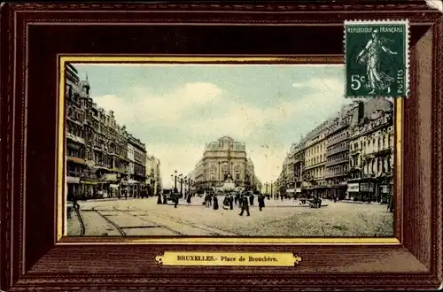 Ak Bruxelles Brüssel, Place de Brouckere