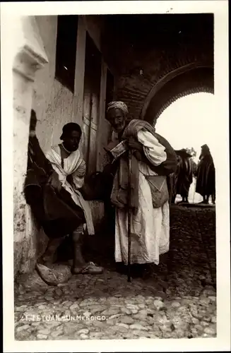 Ak Tetuan Tétouan Marokko, un Mendigo