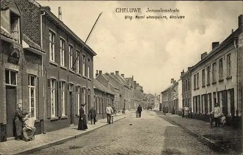 Ak Gheluwe Geluwe Westflandern, Jerusalemstraße