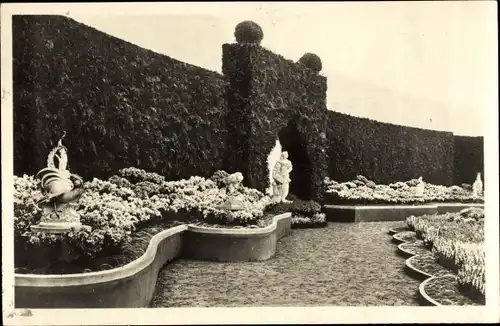 Ak Dresden, Jubiläums-Gartenbau-Ausstellung 1926, aus der ersten Blumenschau, Blumenbeete