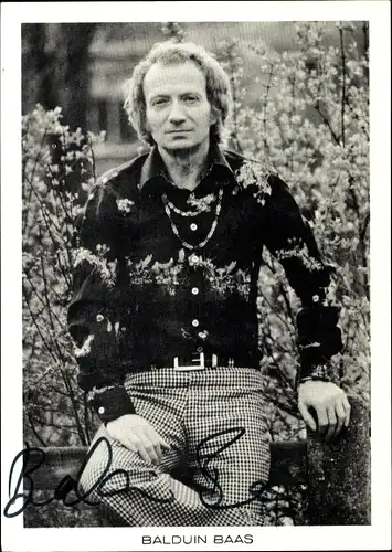 Ak Schauspieler Balduin Baas, Portrait, Autogramm