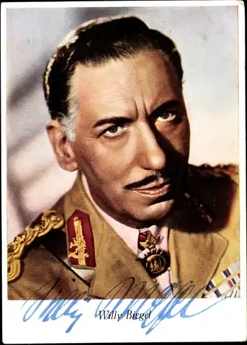 Ak Schauspieler Willy Birgel, Sterne über Colombo, Portrait, Autogramm