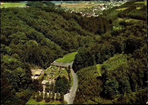 Ak Ründeroth Engelskirchen im Oberbergischen Kreis, Hotel Wappen von Ründeroth, Außenansicht