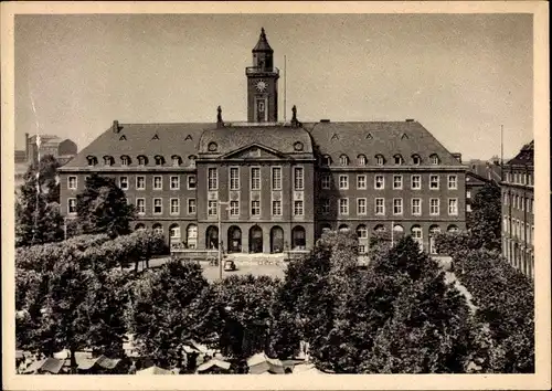 Ak Herne im Ruhrgebiet Westfalen, Rathaus