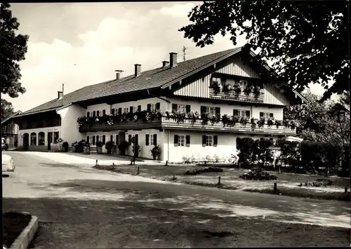 Ak Bad Heilbrunn in Oberbayern, Haus Adlwart, Außenansicht