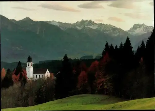 Ak Ofterschwang im Allgäu, Pfarrkirche St. Alexander