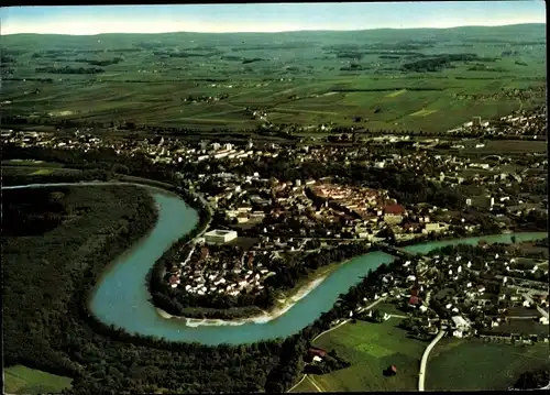 Ak Mühldorf am Inn Oberbayern, Panorama