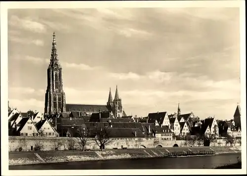 Ak Ulm an der Donau, Altstadt und Münster