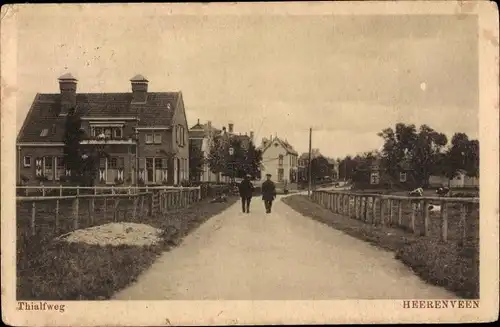 Ak Heerenveen Friesland Niederlande, Thialfweg