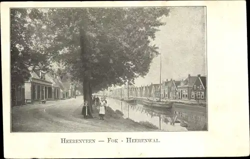 Ak Heerenveen Friesland Niederlande, Fok, Heerenwal