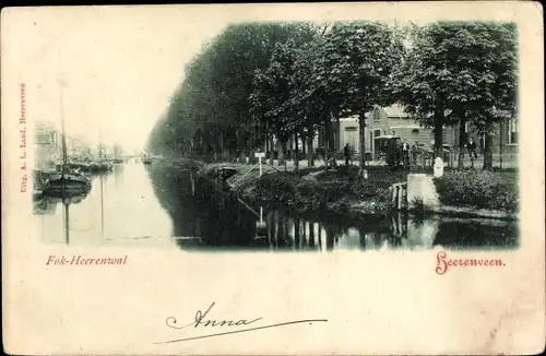 Ak Heerenveen Friesland Niederlande, Fok, Heerenwal