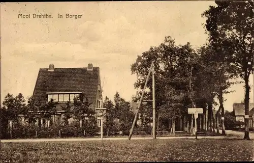 Ak Borger Odoorn Drenthe Niederlande, Huis