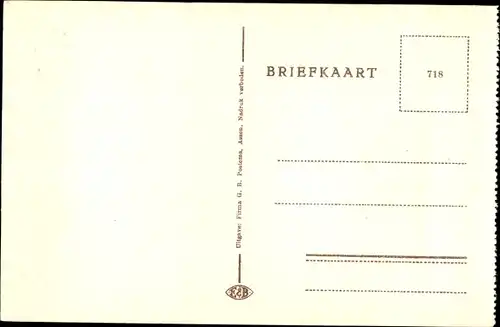 Ak Assen Drenthe Niederlande, Kerkstraat