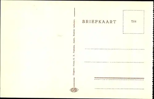 Ak Assen Drenthe Niederlande, Kruisstraat