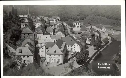 Ak Esch sur Sure Esch an der Sauer Luxemburg, Panorama