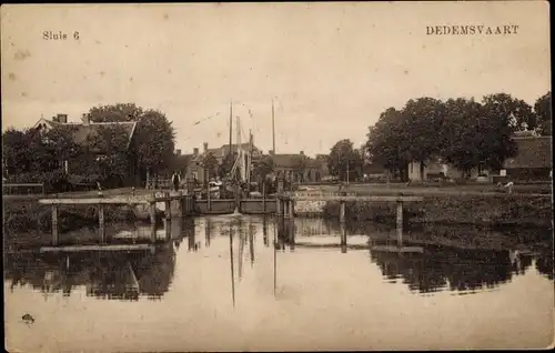 Ak Dedemsvaart Overijssel Niederlande, Sluis 6