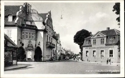 Ak Hørsholm Dänemark, Hovedgaden, Bank