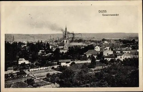 Ak Dieuze Duß Lothringen Moselle, Gesamtansicht der Stadt