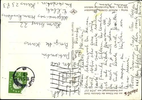 Ak Mecki der Igel, Immer mit der Ruhe, Mecki beim Angeln, Frosch