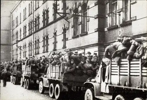 Ak Strasbourg Straßburg Elsass Bas Rhin, Libération 23.11.1944, Prisonniers, Kriegsgefangene, II. WK