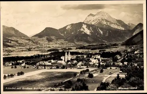 Ak Admont Steiermark, Totale mit Großem Buchstein