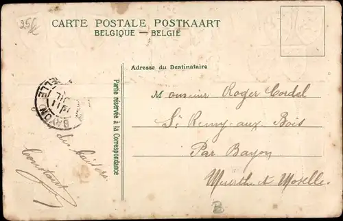 Briefmarken Wappen Ak Liège Lüttich Wallonien, La Meuse au petit paradis