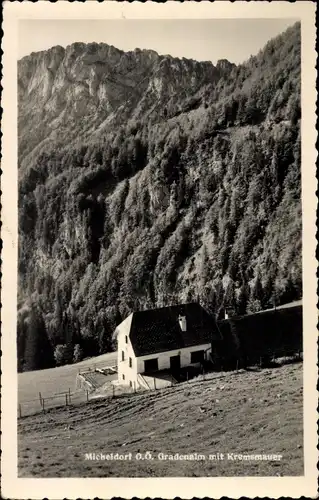 Ak Micheldorf in Oberösterreich, Gnadenalm mit Kremsmauer