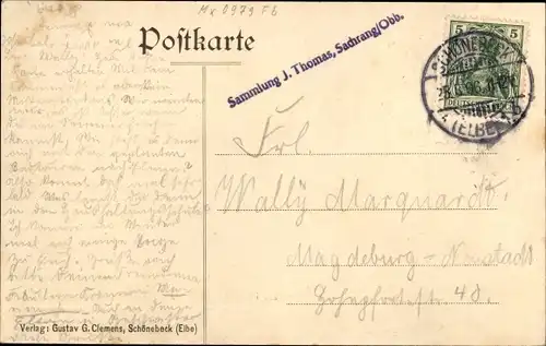 Ak Elbenau Schönebeck an der Elbe, Gasthof Zur Stadt Schönebeck