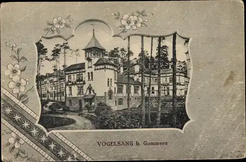 Passepartout Ak Gommern Sachsen Anhalt, Heilstätte Vogelsang