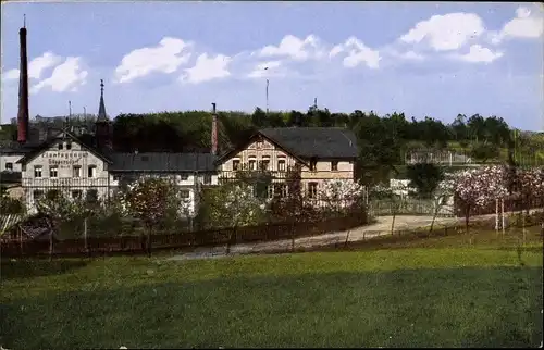 Ak Göppersdorf Burgstädt in Sachsen, Obstweinschänke Plantagengut