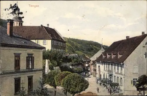 Ak Waldshut Tiengen am Hochrhein, Straßenpartie