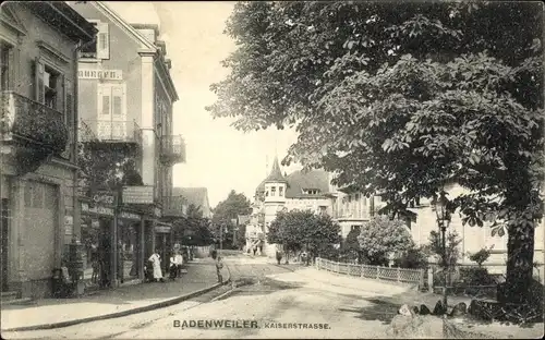 Ak Badenweiler im Schwarzwald, Kaiserstraße