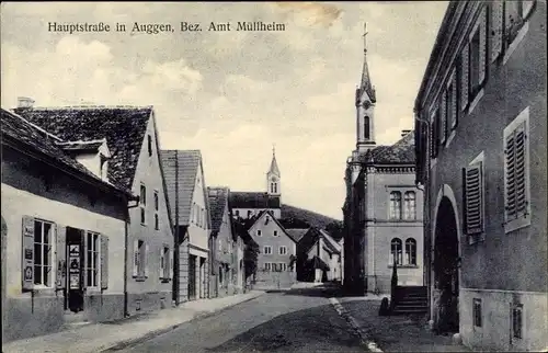 Ak Auggen in Baden, Hauptstraße