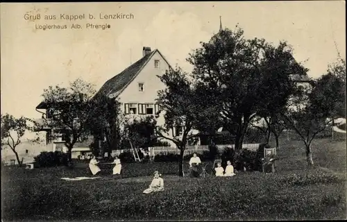 Ak Kappel Lenzkirch im Schwarzwald, Logierhaus Alb. Pfrengle