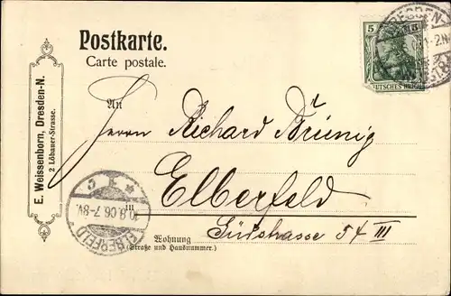 Ak E. Weissenborn, Chem.-techn. Produkte, Eialbumine, Blutalbumine, Konserven, Werbung