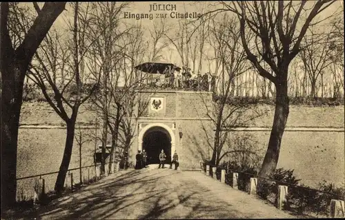 Ak Jülich in Nordrhein Westfalen, Eingang zur Citadelle