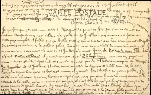 Ak Mostaganem Algerien, Vue Generale