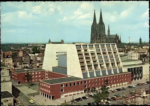 Ak Köln am Rhein, Opernhaus und Dom