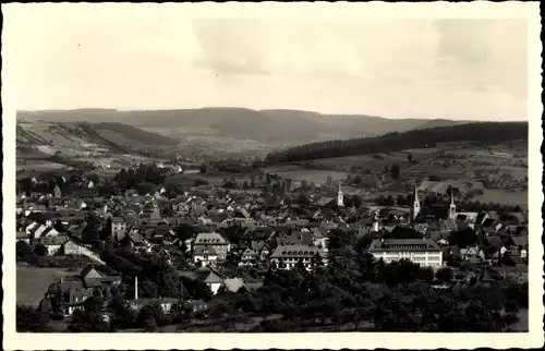 Ak Schlüchtern in Hessen, Panorama, Kirchtürme