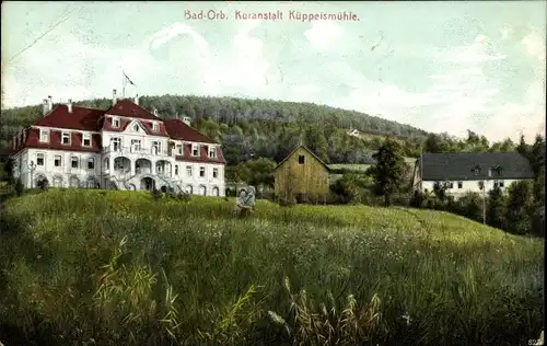 Ak Bad Orb in Hessen, Kuranstalt Küppelsmühle, Außenansicht